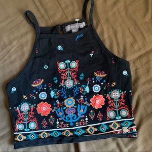 Boho crop top